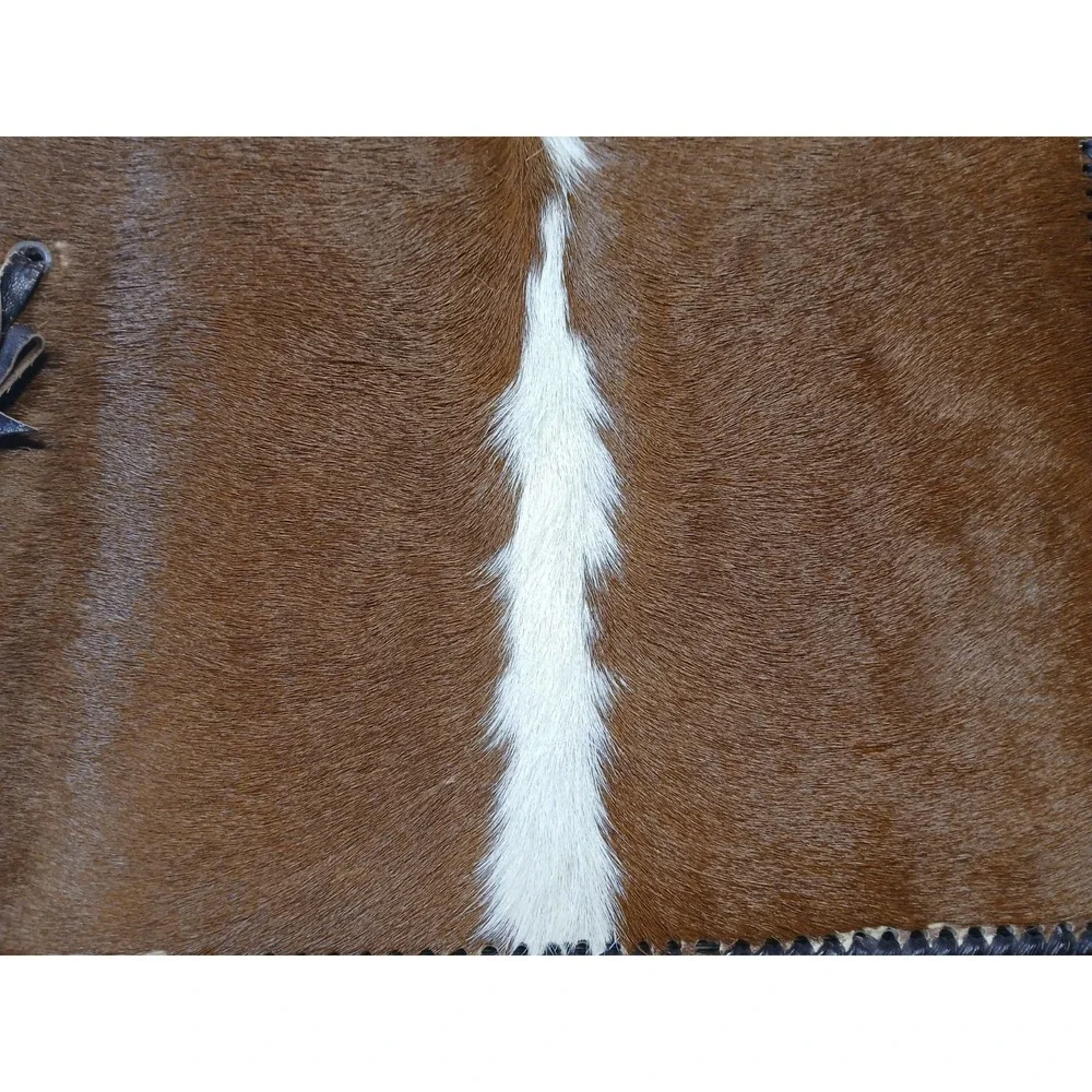 Vintage Argentine Cowhide Photo Album – Handmade Hair-on-Hide & Leather – Gaucho